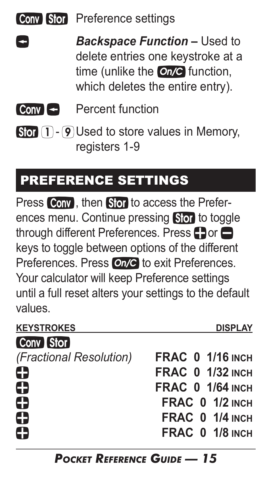 Calculated Industries 4095-B Pocket Reference Guide User Manual | Page 14 / 38