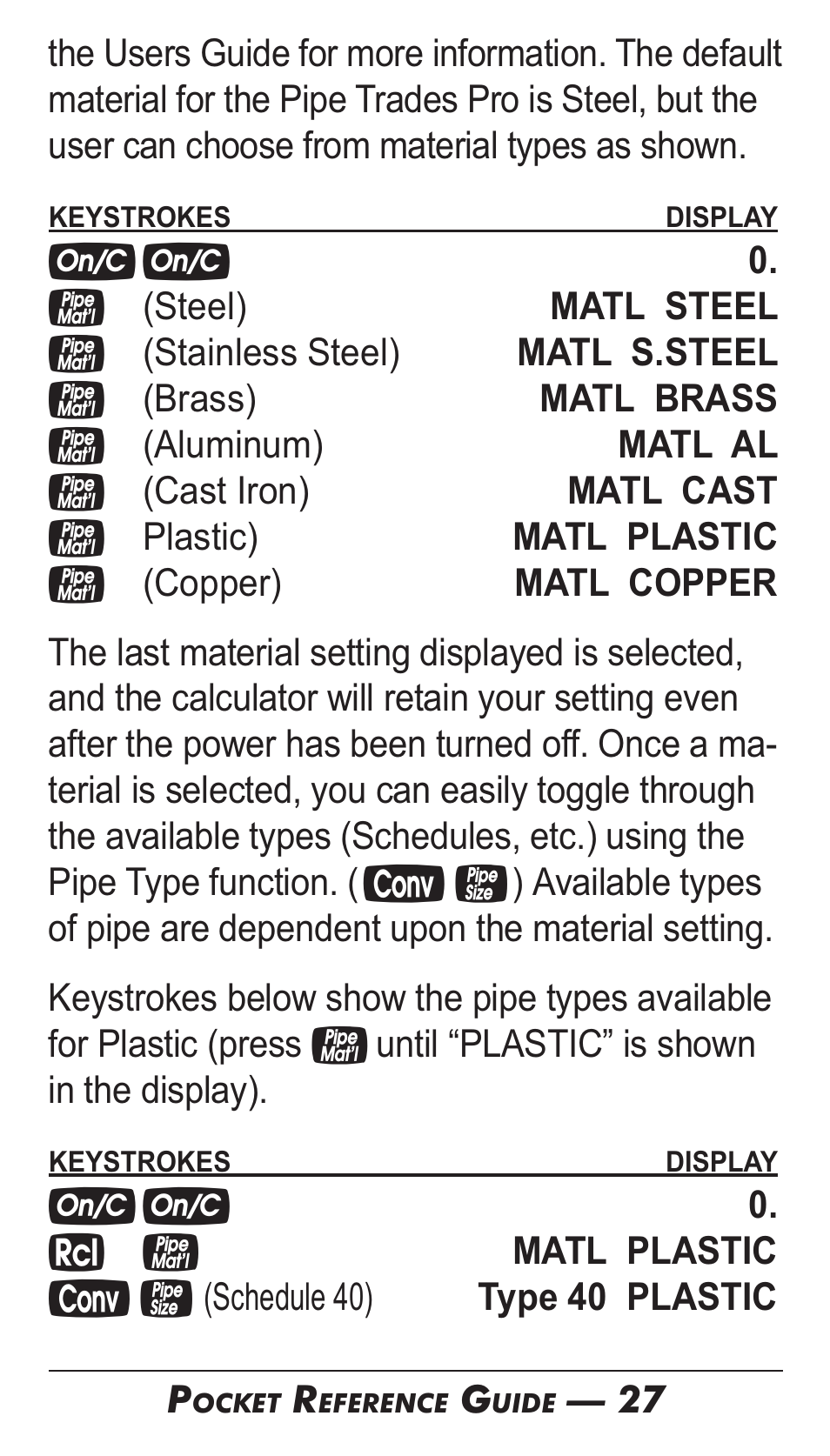 Calculated Industries 4095-B Pocket Reference Guide User Manual | Page 26 / 38