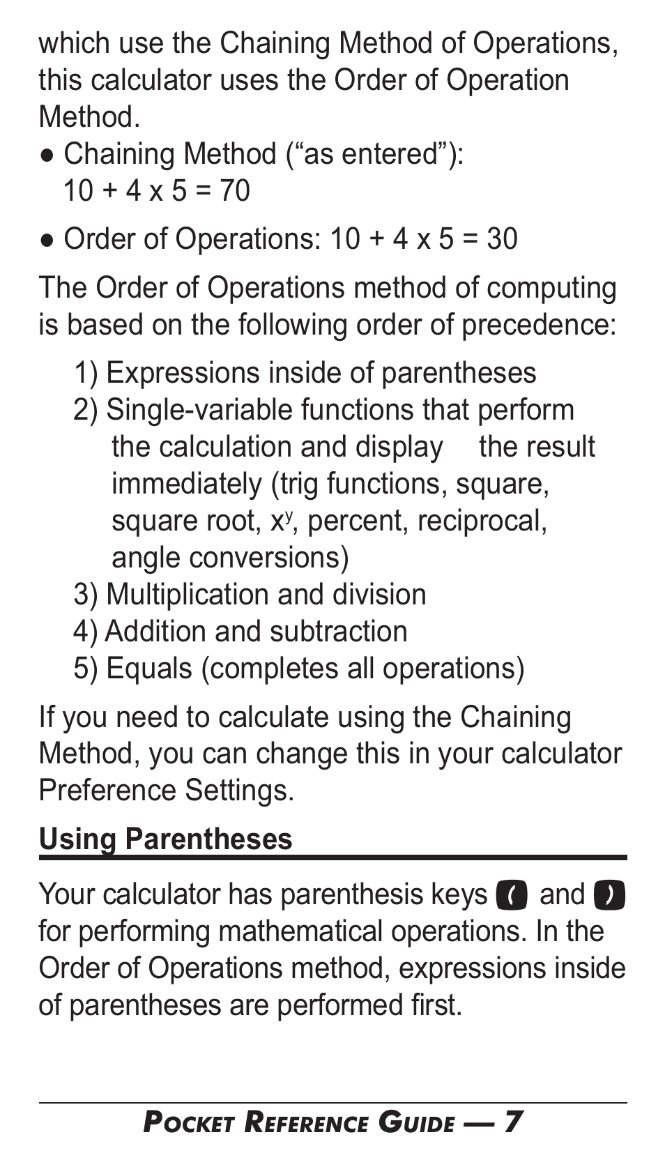 Calculated Industries 4095-B Pocket Reference Guide User Manual | Page 6 / 38