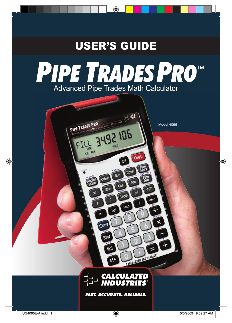 Calculated Industries 4095-A User Guide User Manual | 50 pages