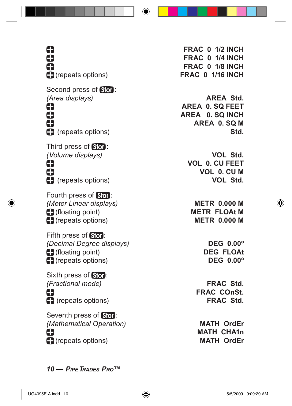 Calculated Industries 4095-A User Guide User Manual | Page 12 / 50