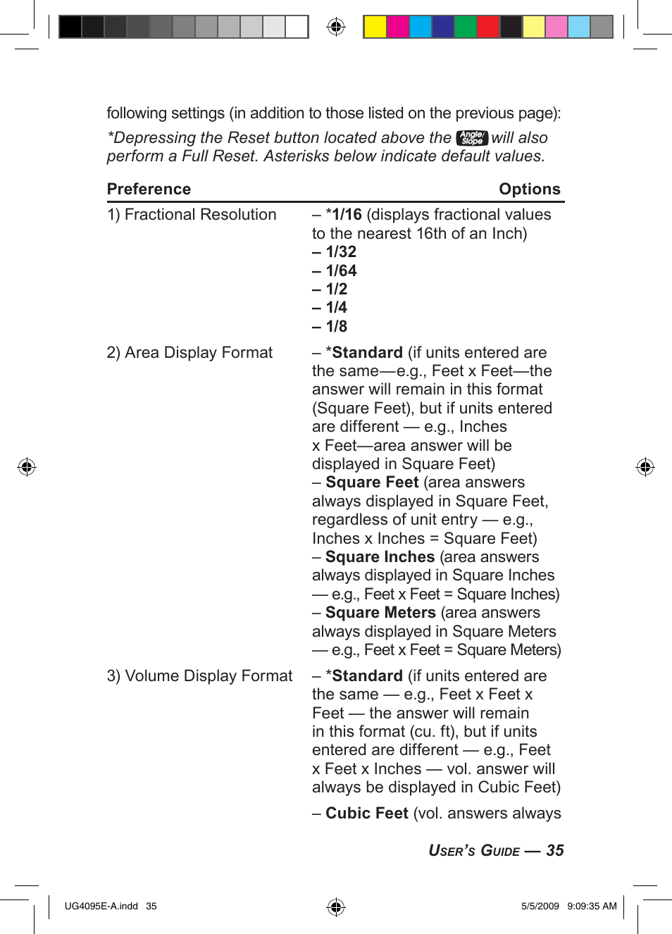 Calculated Industries 4095-A User Guide User Manual | Page 37 / 50