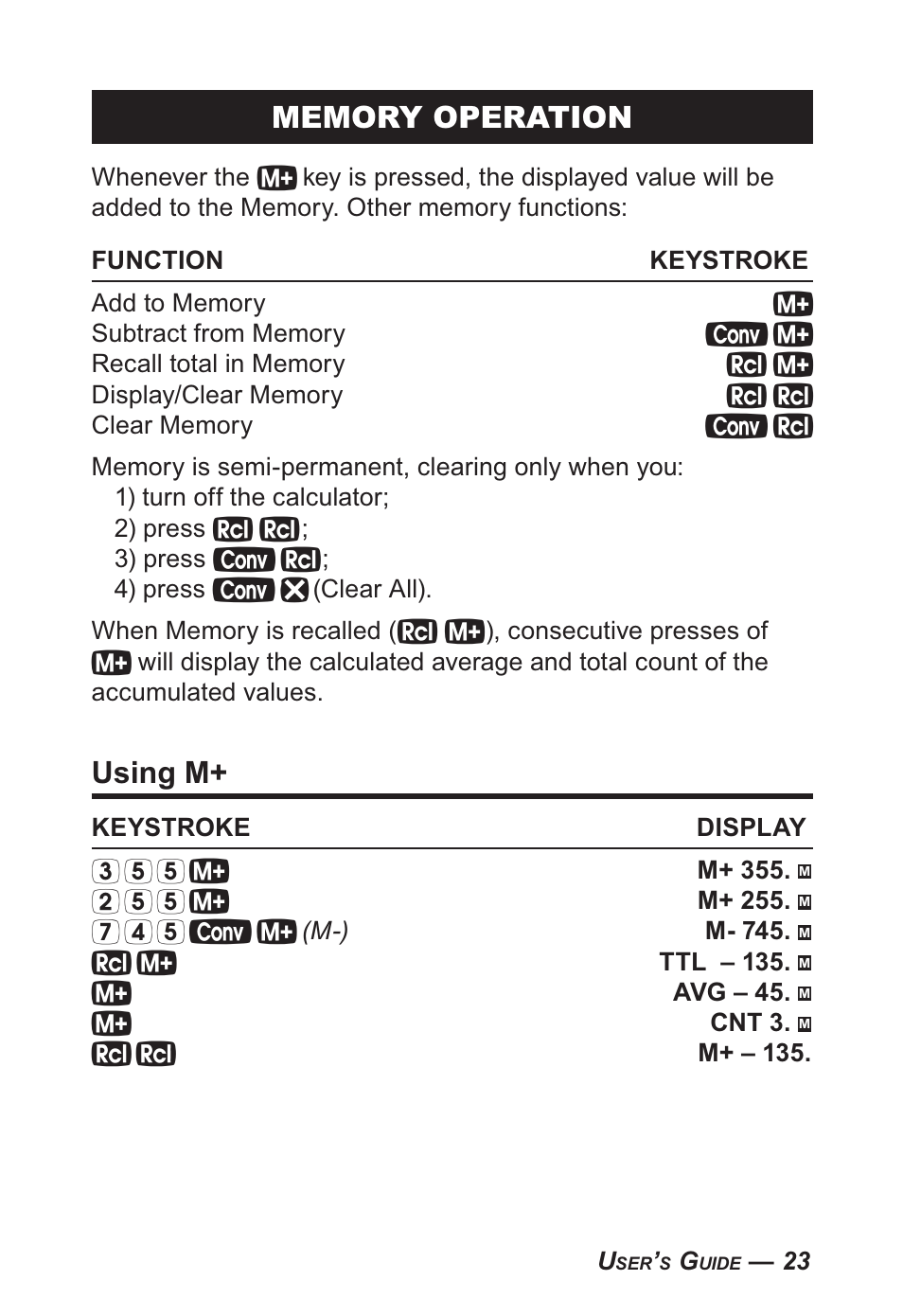 Using m | Calculated Industries 4095-B User Guide User Manual | Page 23 / 68