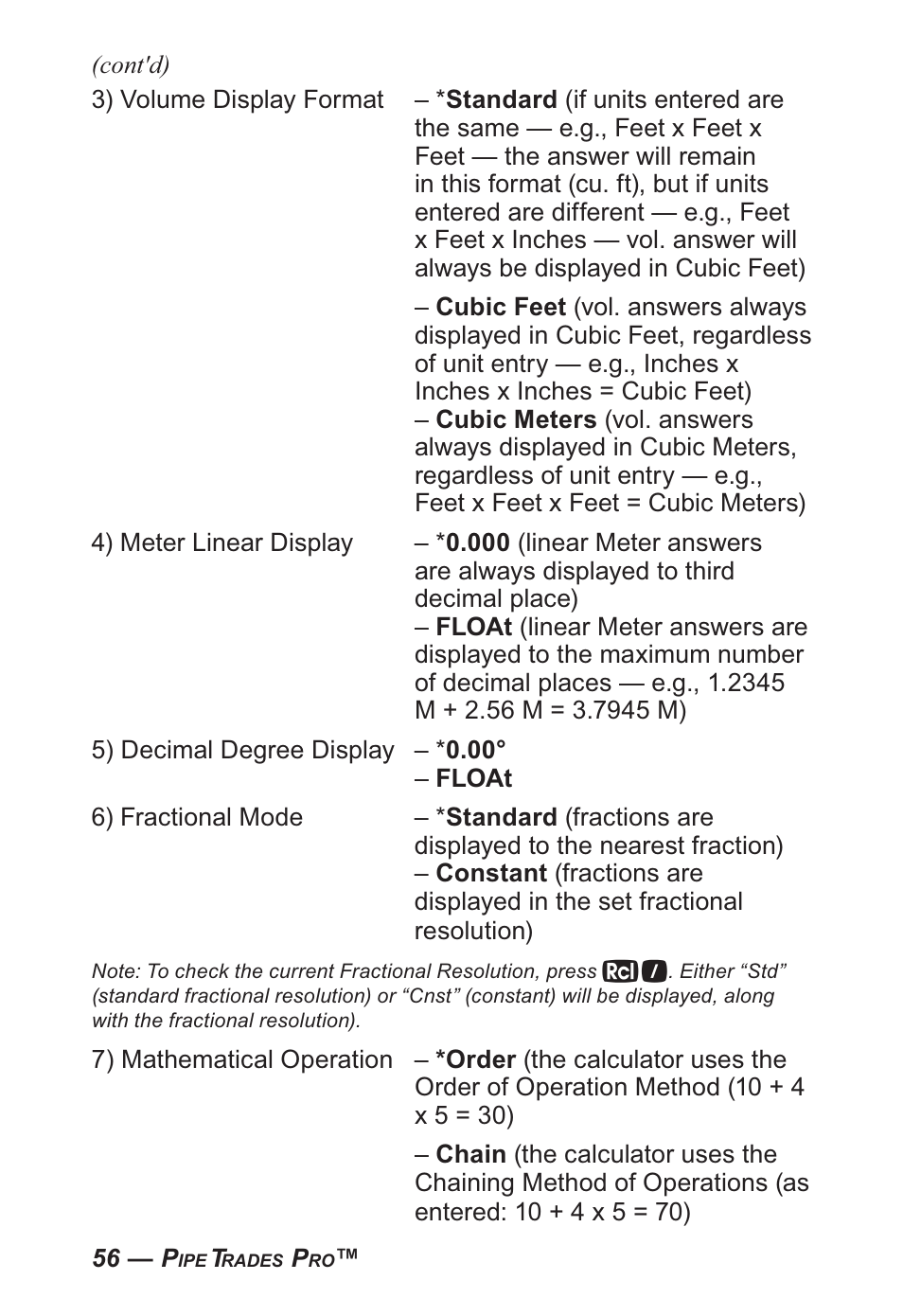 Calculated Industries 4095-B User Guide User Manual | Page 56 / 68