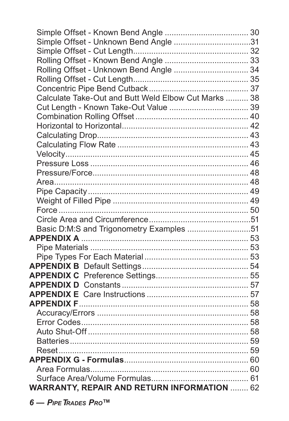 Calculated Industries 4095-C User Guide User Manual | Page 5 / 65