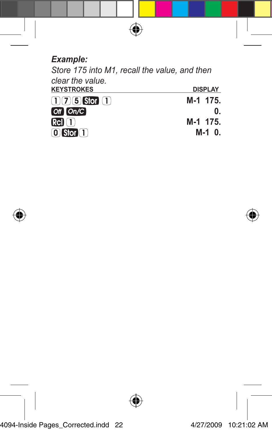 Calculated Industries 4094 Pocket Reference Guide User Manual | Page 22 / 38