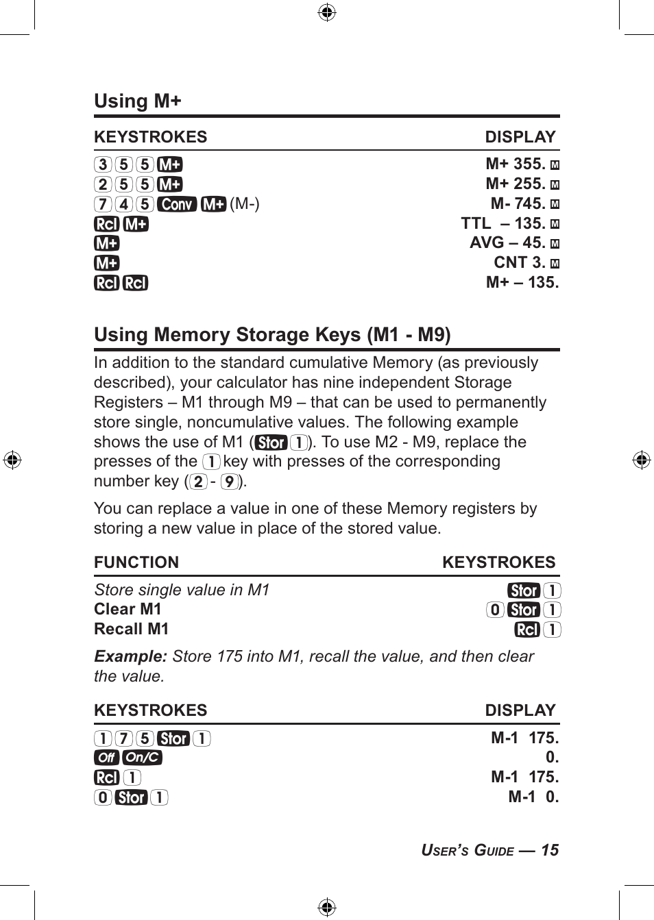 Using m | Calculated Industries 4094 User Guide User Manual | Page 17 / 44