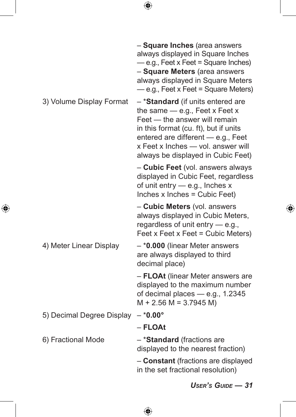 Calculated Industries 4094 User Guide User Manual | Page 33 / 44