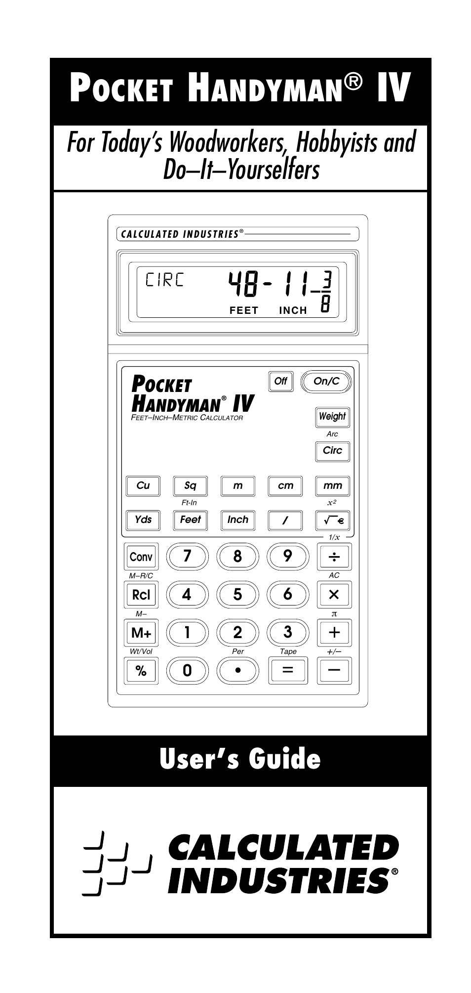 Calculated Industries 8545 User Manual | 48 pages