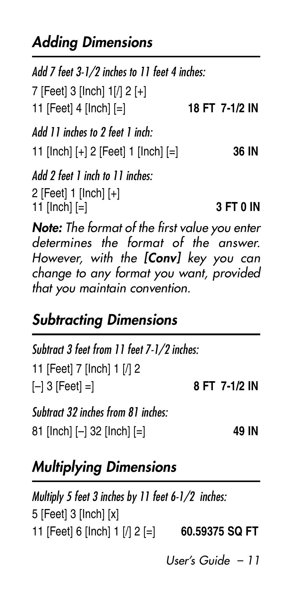 Calculated Industries 8545 User Manual | Page 11 / 48