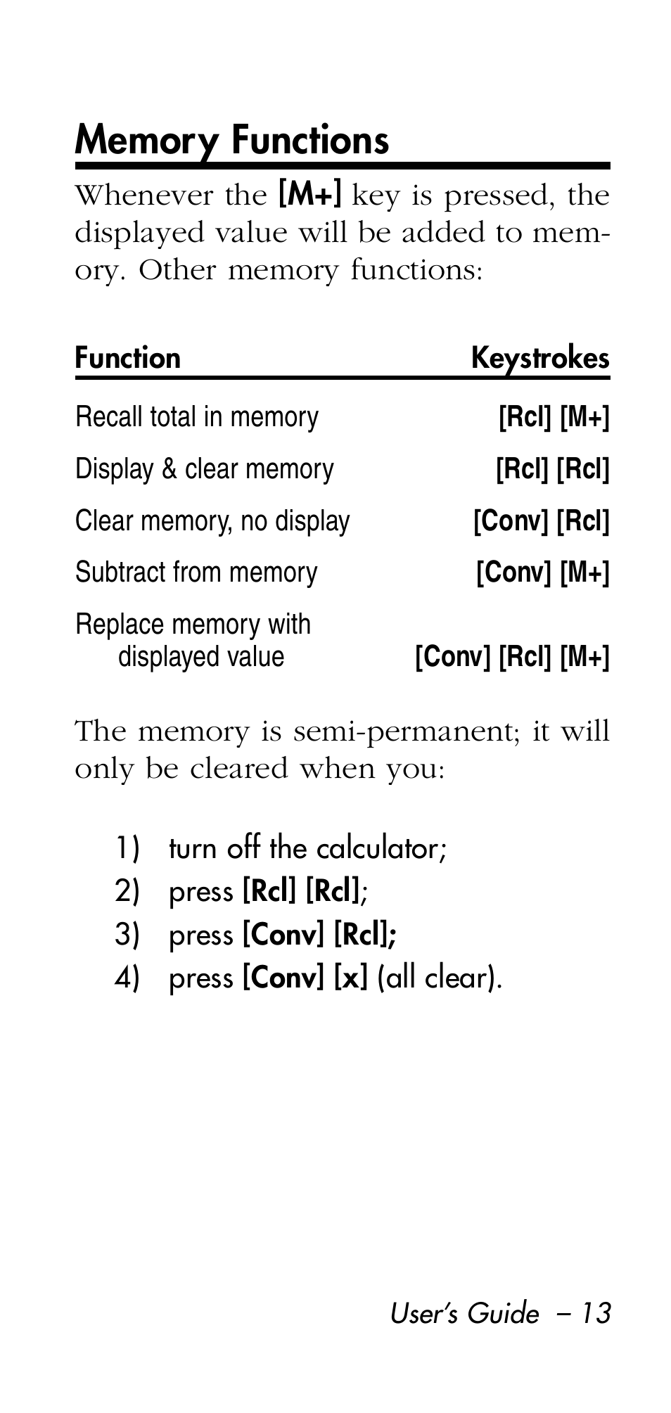 Calculated Industries 8545 User Manual | Page 13 / 48