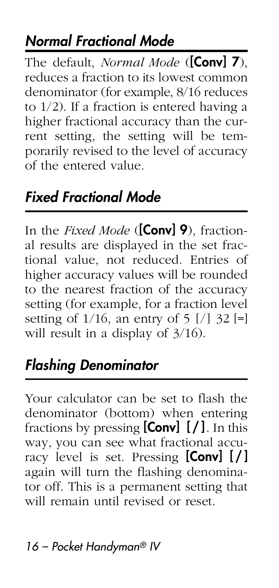 Calculated Industries 8545 User Manual | Page 16 / 48