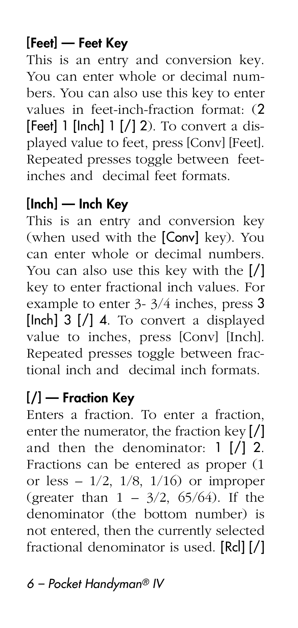 Calculated Industries 8545 User Manual | Page 6 / 48