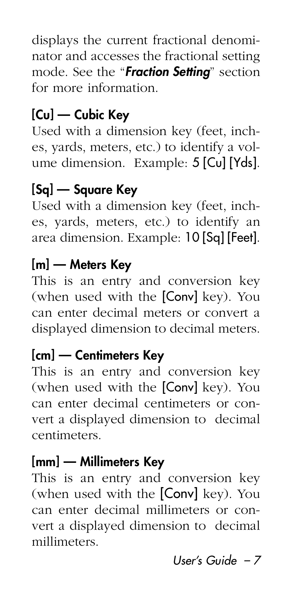 Calculated Industries 8545 User Manual | Page 7 / 48