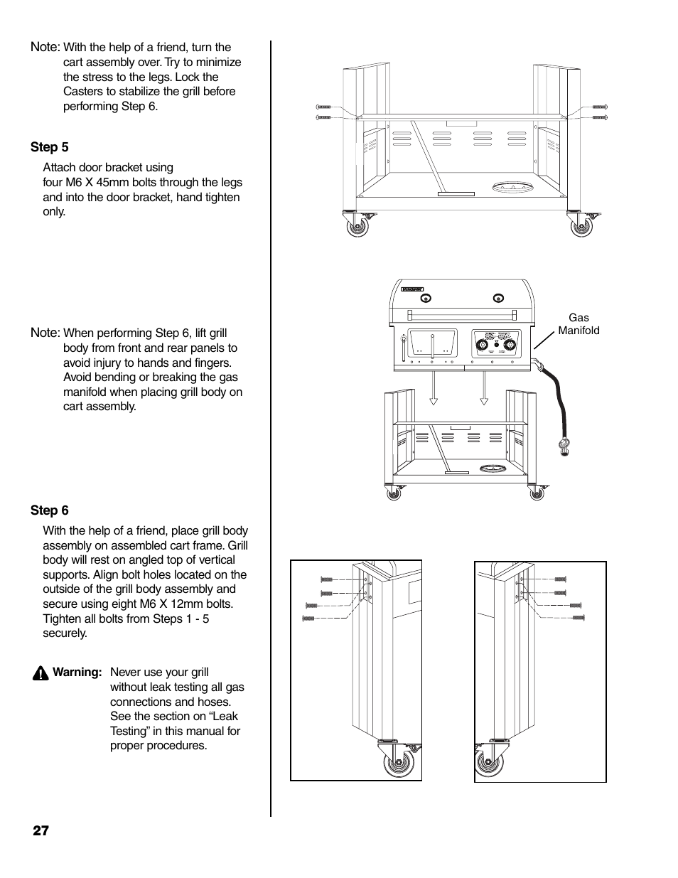 Brinkmann Charcoal/Gas Grill User Manual | Page 28 / 68