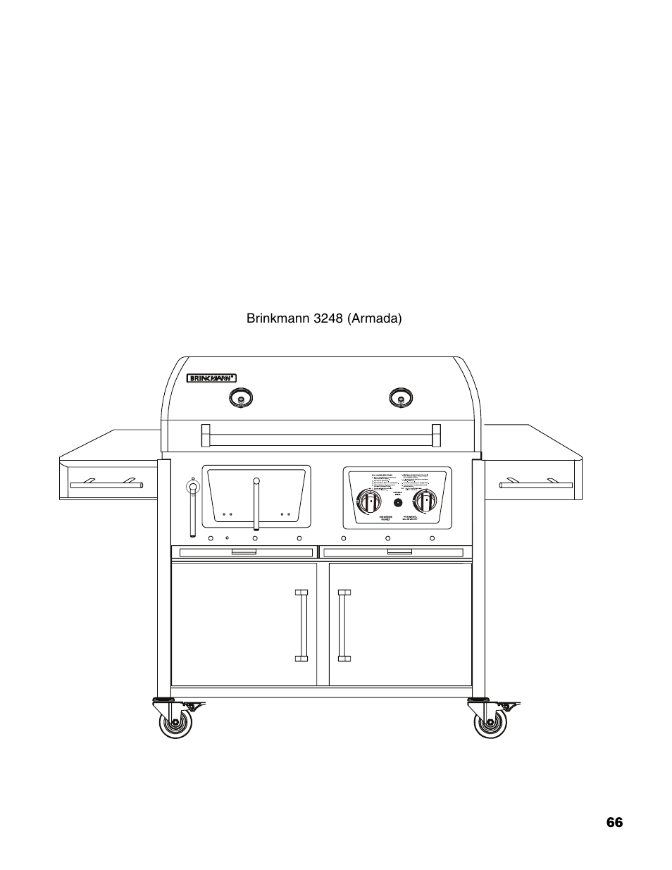 Brinkmann Charcoal/Gas Grill User Manual | Page 67 / 68