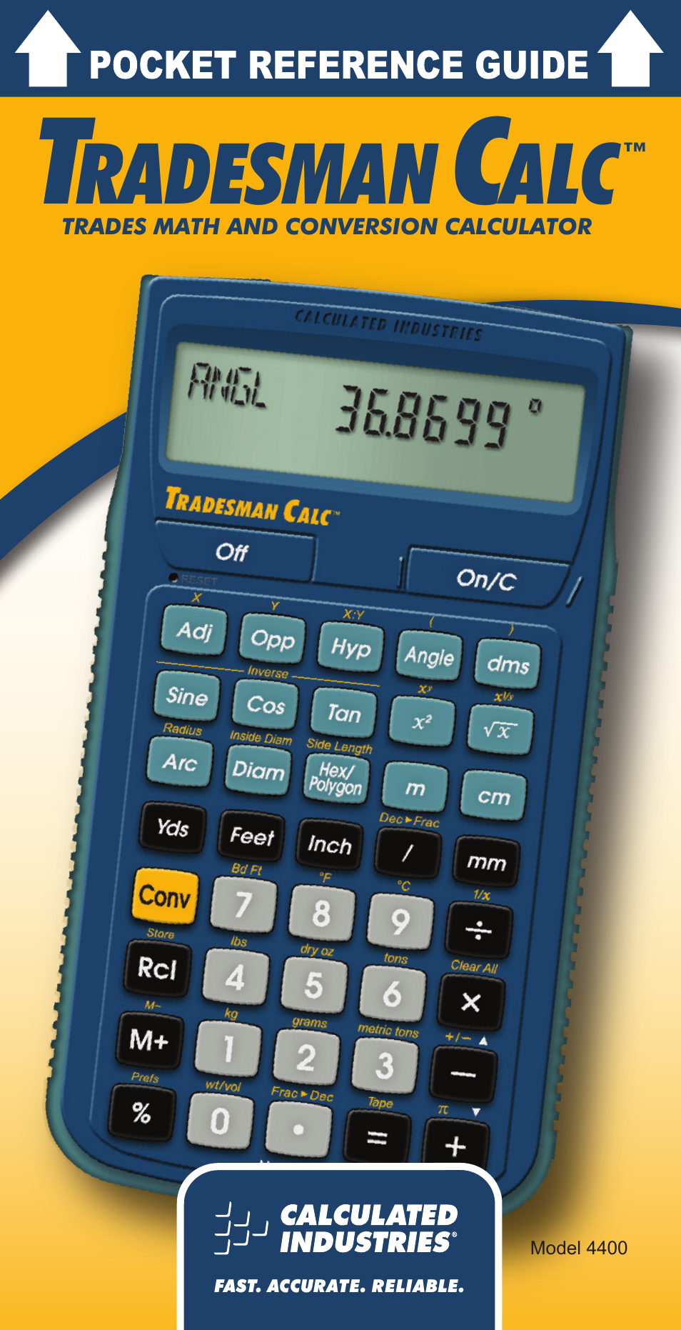 Calculated Industries 4400 User Manual | 50 pages
