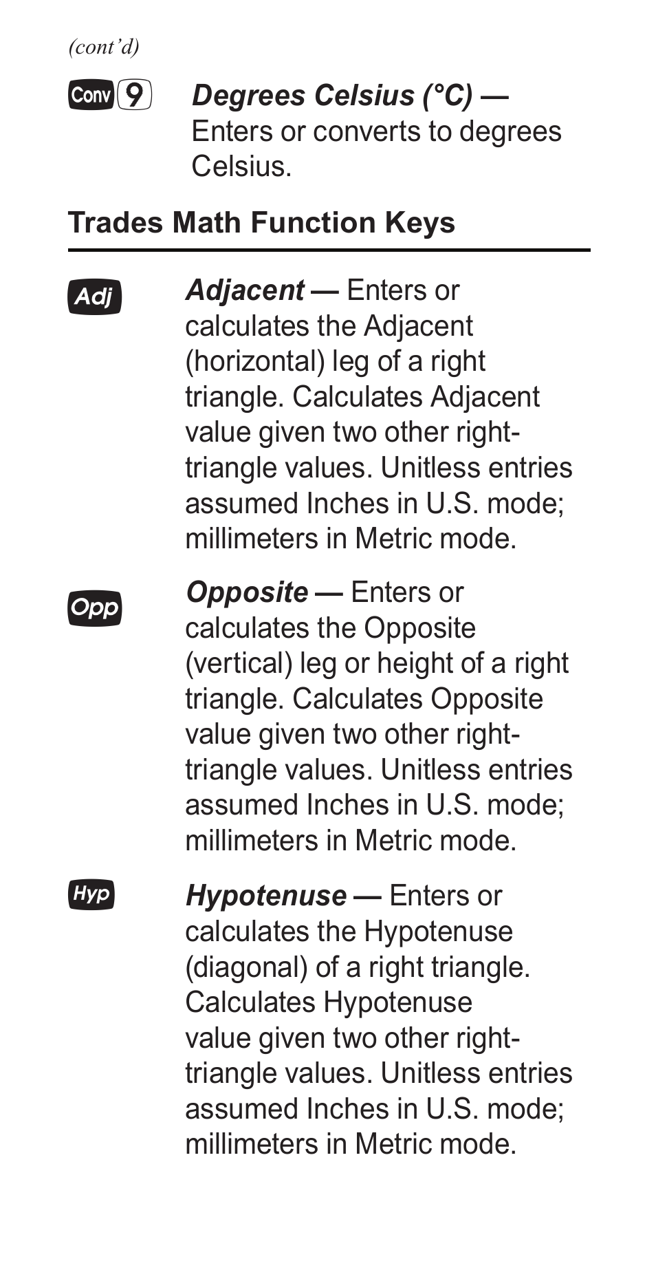 Calculated Industries 4400 User Manual | Page 11 / 50