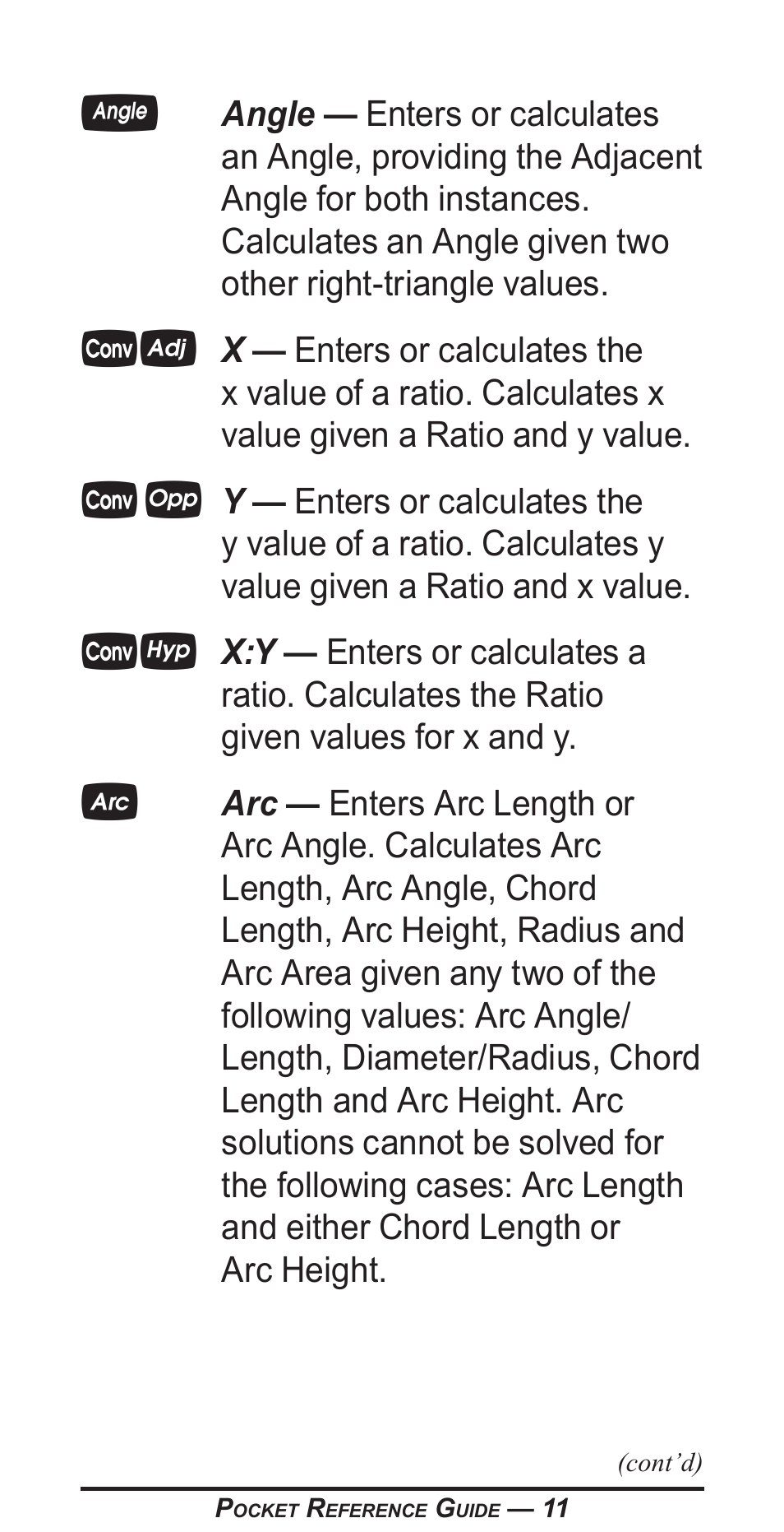 Calculated Industries 4400 User Manual | Page 12 / 50