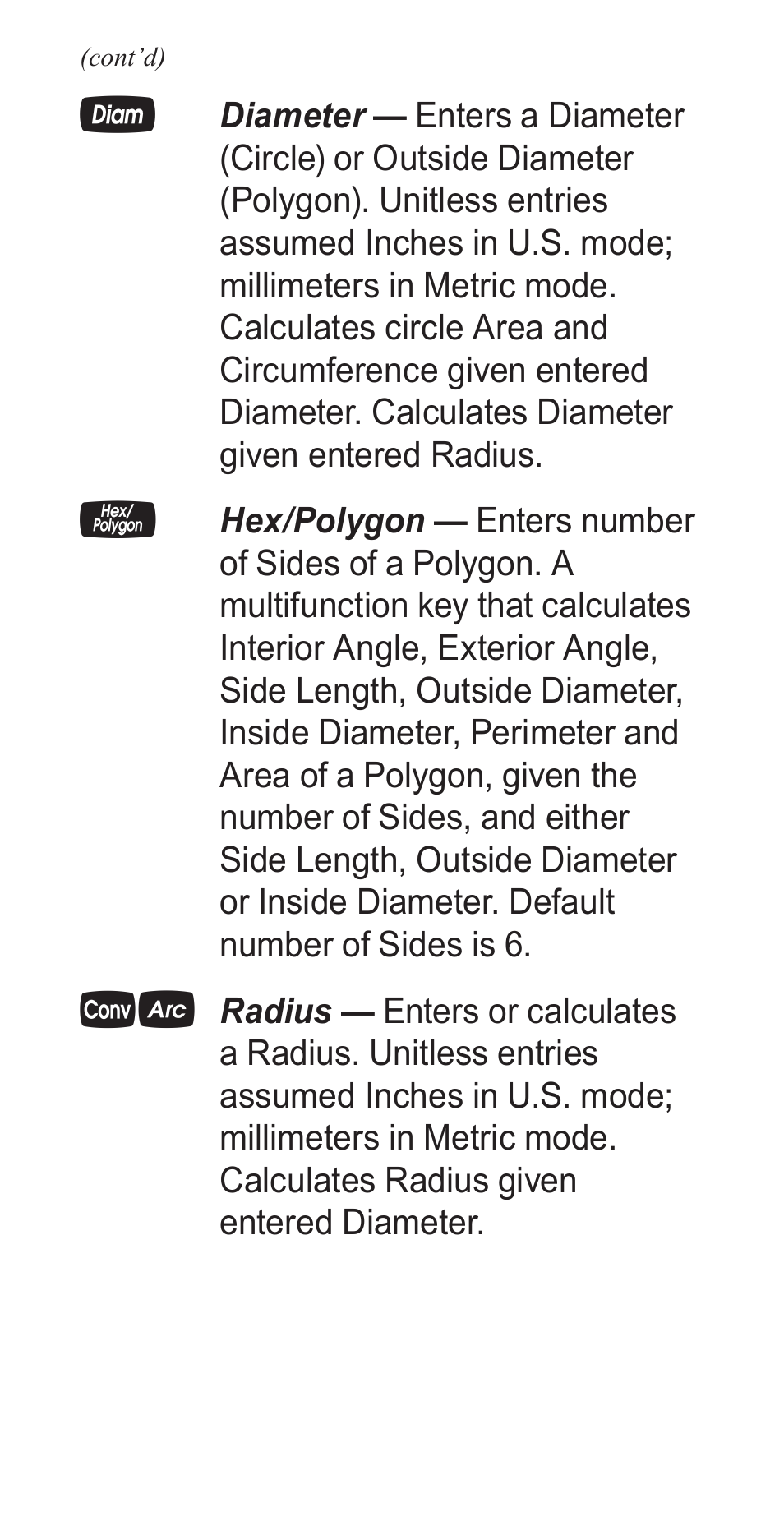 Calculated Industries 4400 User Manual | Page 13 / 50