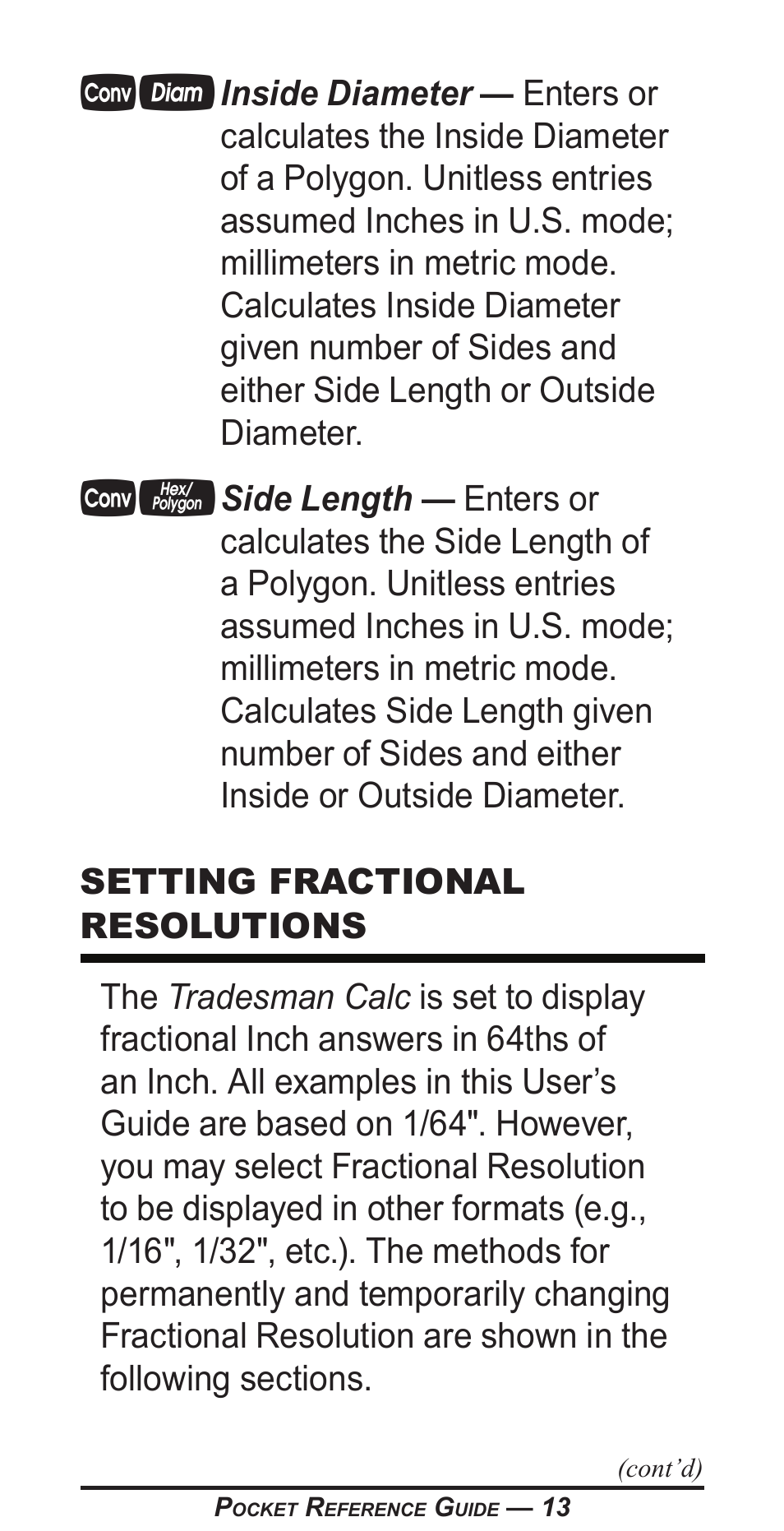 Calculated Industries 4400 User Manual | Page 14 / 50