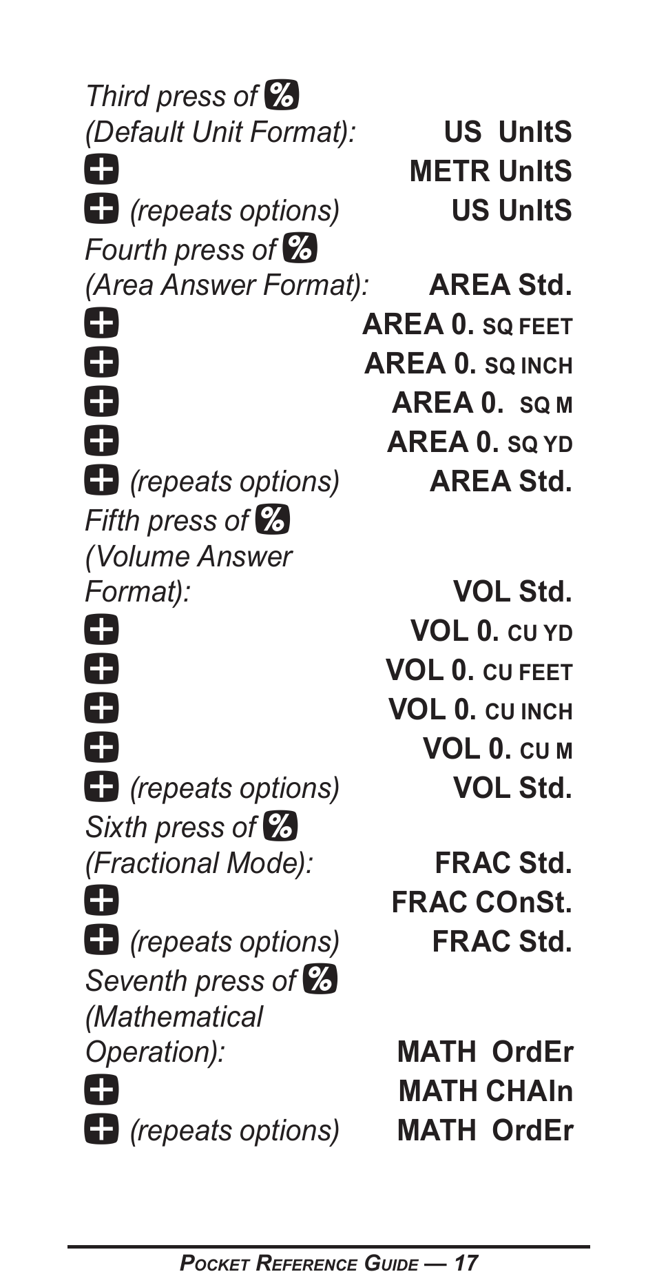 Calculated Industries 4400 User Manual | Page 18 / 50