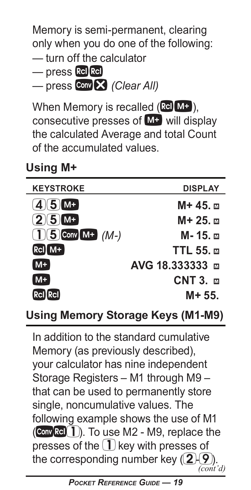 15gm | Calculated Industries 4400 User Manual | Page 20 / 50