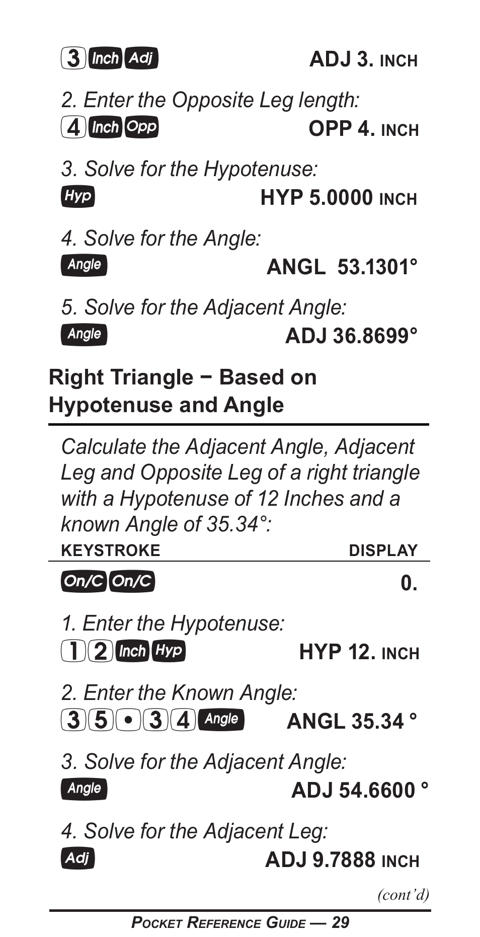 12ih | Calculated Industries 4400 User Manual | Page 30 / 50