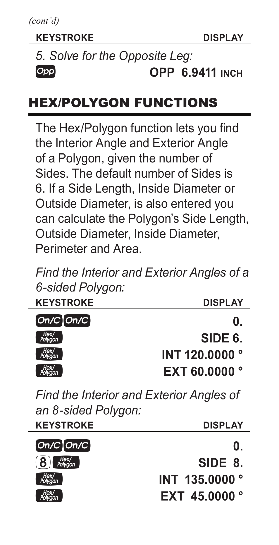 Calculated Industries 4400 User Manual | Page 31 / 50