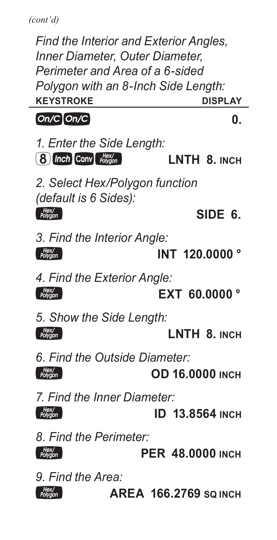 8 i gh | Calculated Industries 4400 User Manual | Page 33 / 50