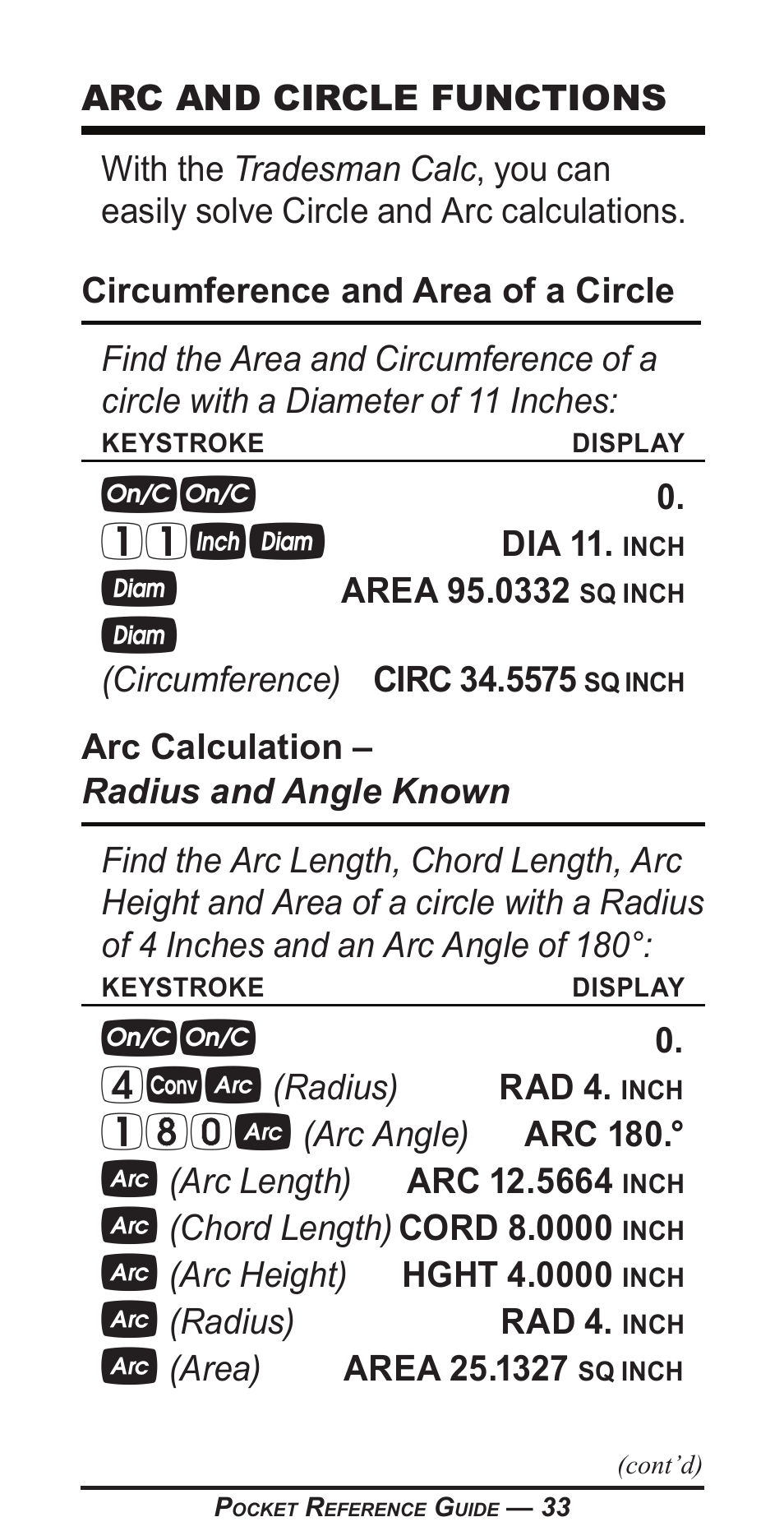 11id, 180a | Calculated Industries 4400 User Manual | Page 34 / 50
