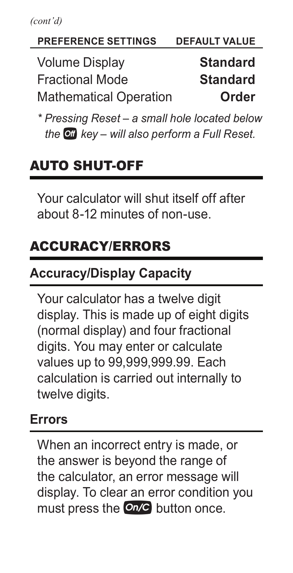 Calculated Industries 4400 User Manual | Page 41 / 50
