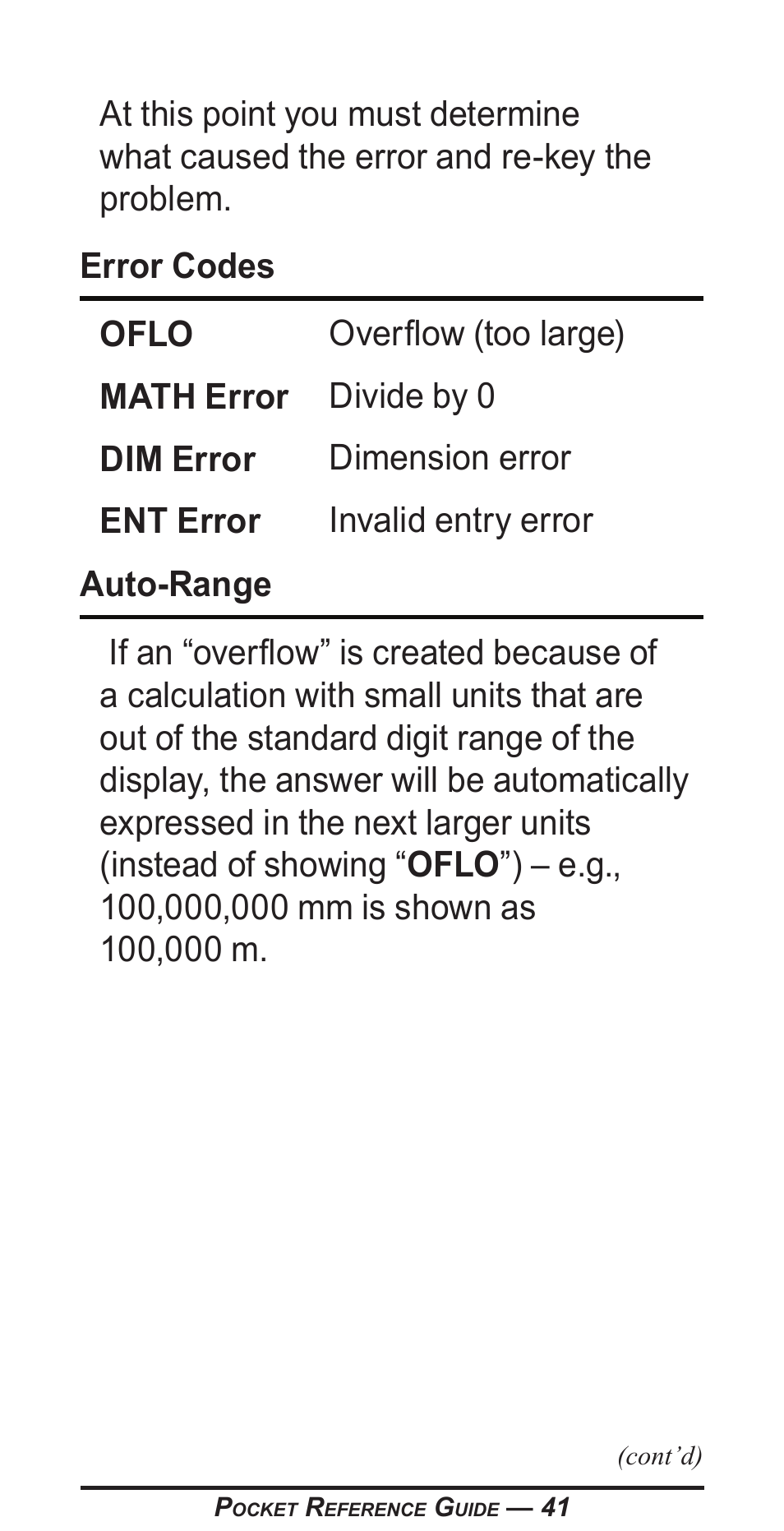 Calculated Industries 4400 User Manual | Page 42 / 50