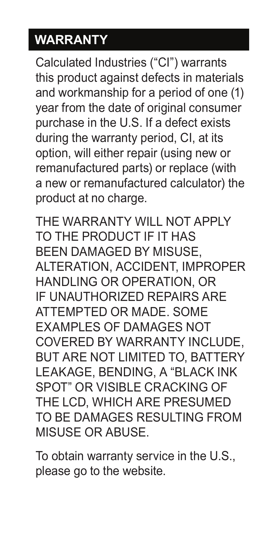 Calculated Industries 4400 User Manual | Page 45 / 50