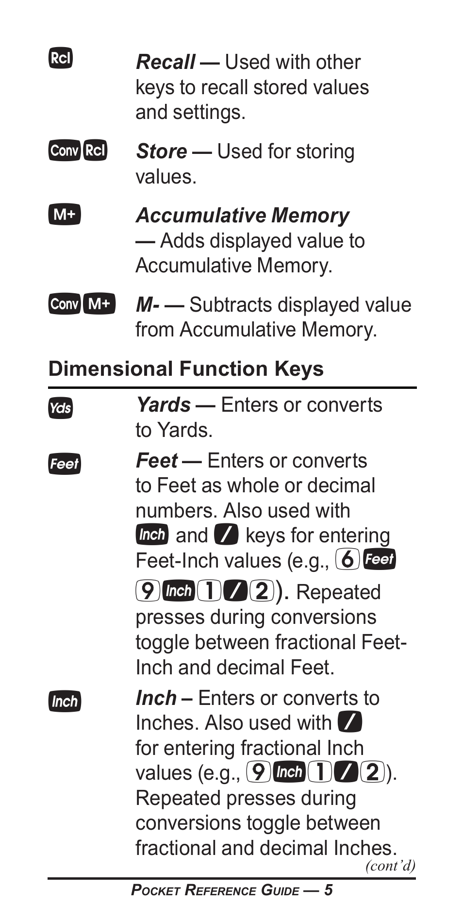 6 f 9i1/2, 9i1/2 | Calculated Industries 4400 User Manual | Page 6 / 50
