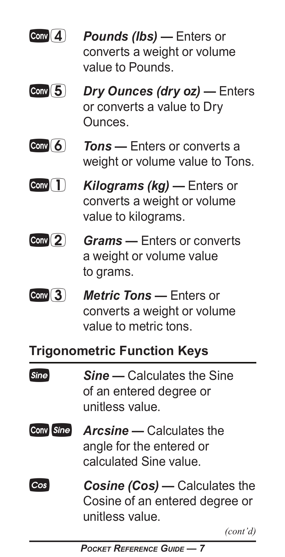 Calculated Industries 4400 User Manual | Page 8 / 50