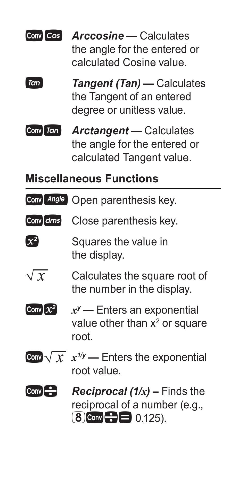 Calculated Industries 4400 User Manual | Page 9 / 50