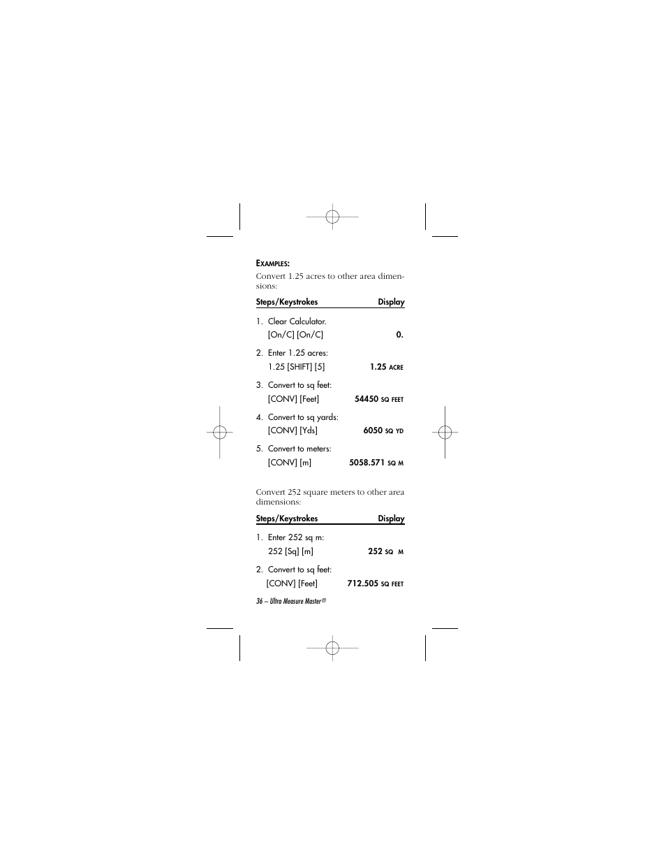 Calculated Industries 8015 User Manual | Page 36 / 64