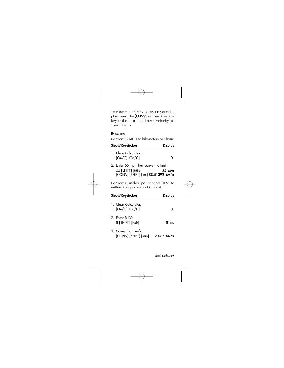 Calculated Industries 8015 User Manual | Page 49 / 64