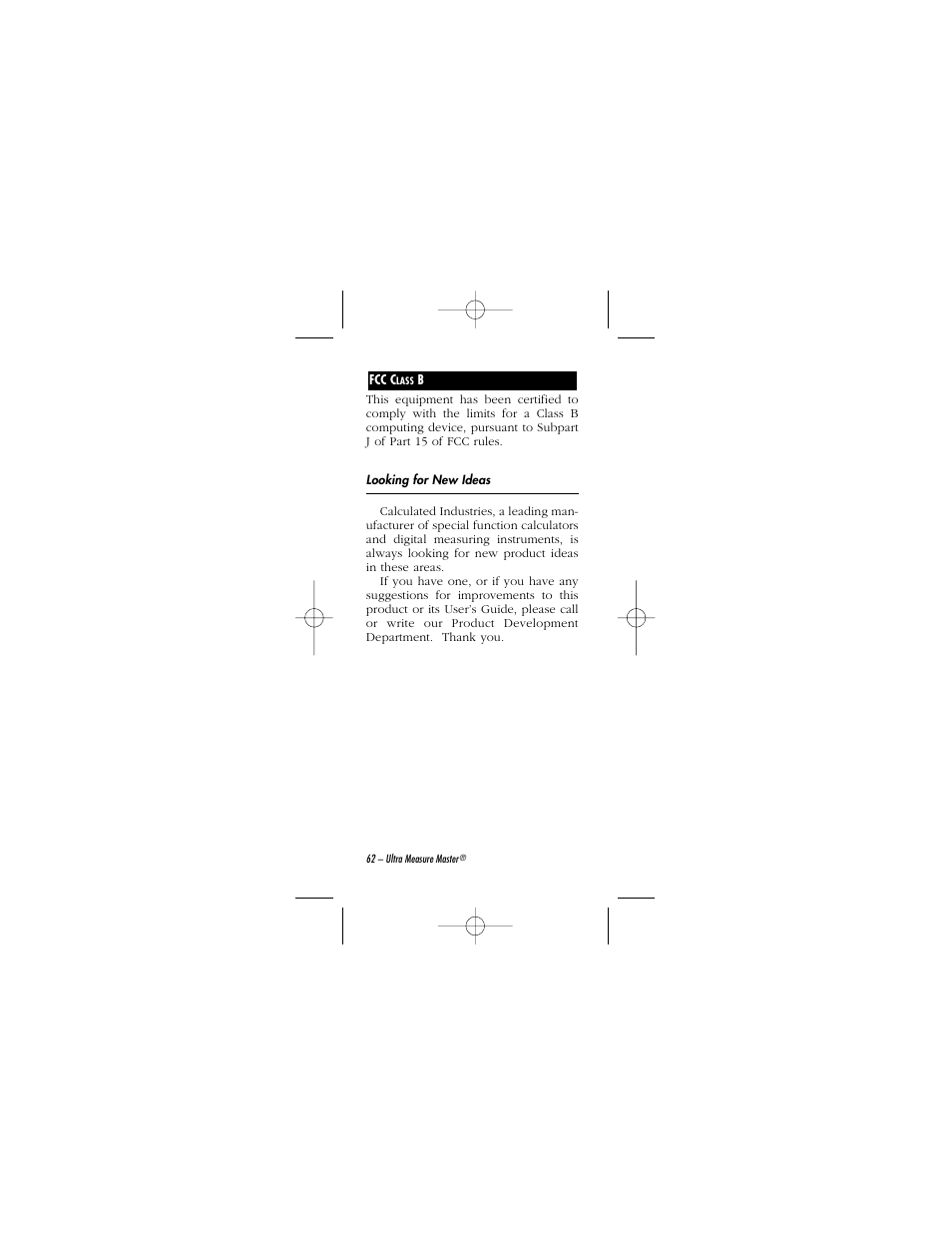 Calculated Industries 8015 User Manual | Page 62 / 64