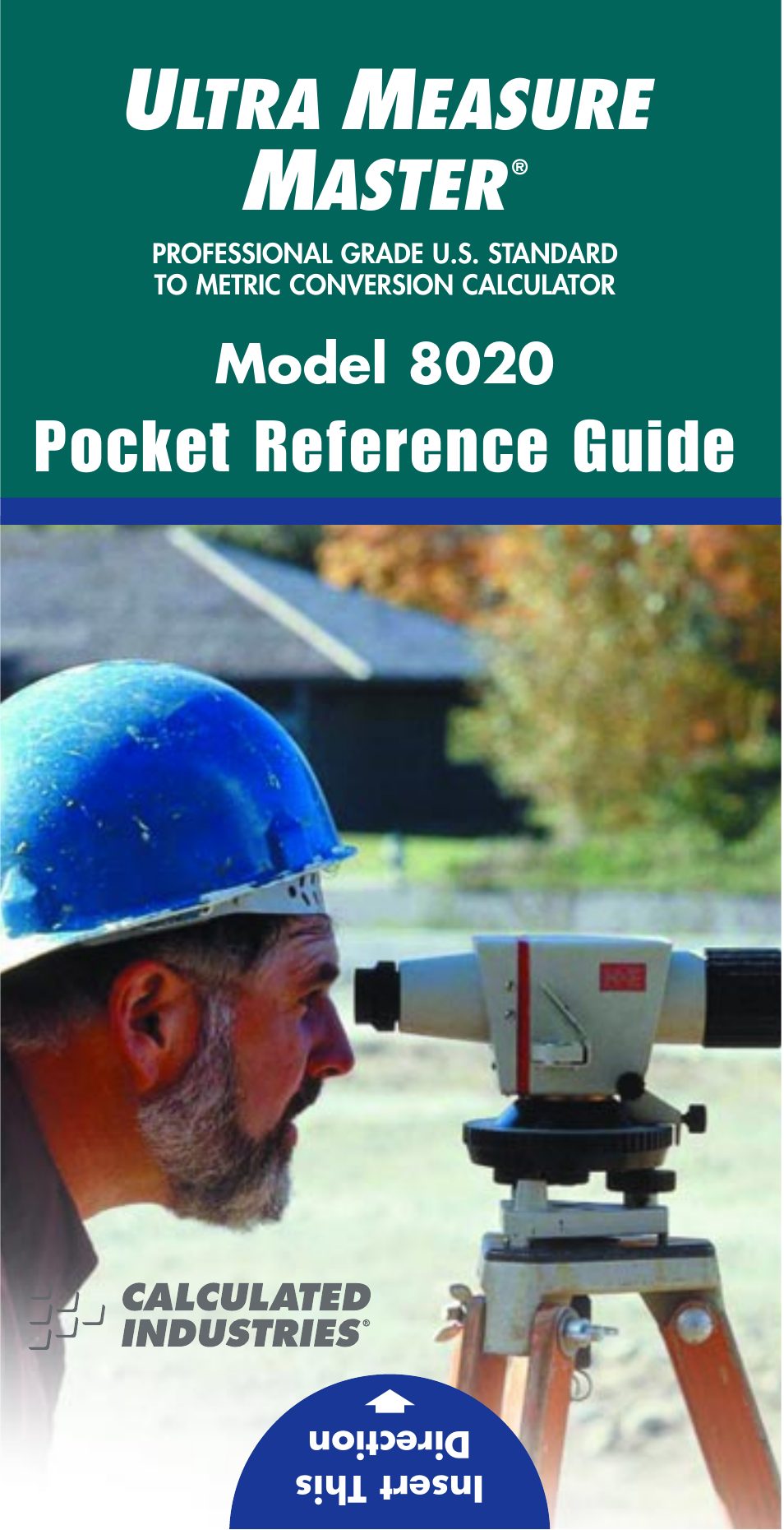 Calculated Industries 8020 User Manual | 52 pages