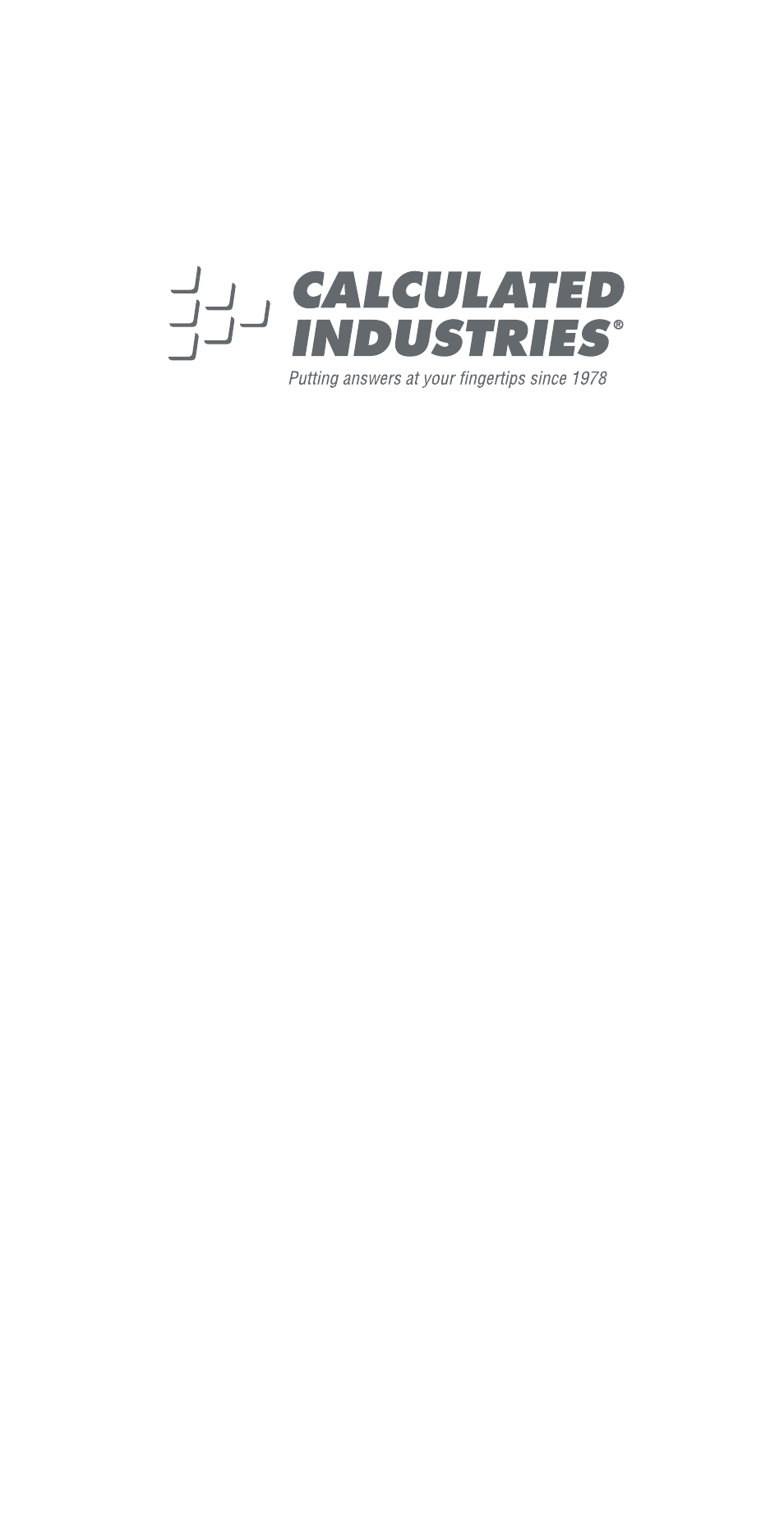 Calculated Industries 8020 User Manual | Page 52 / 52