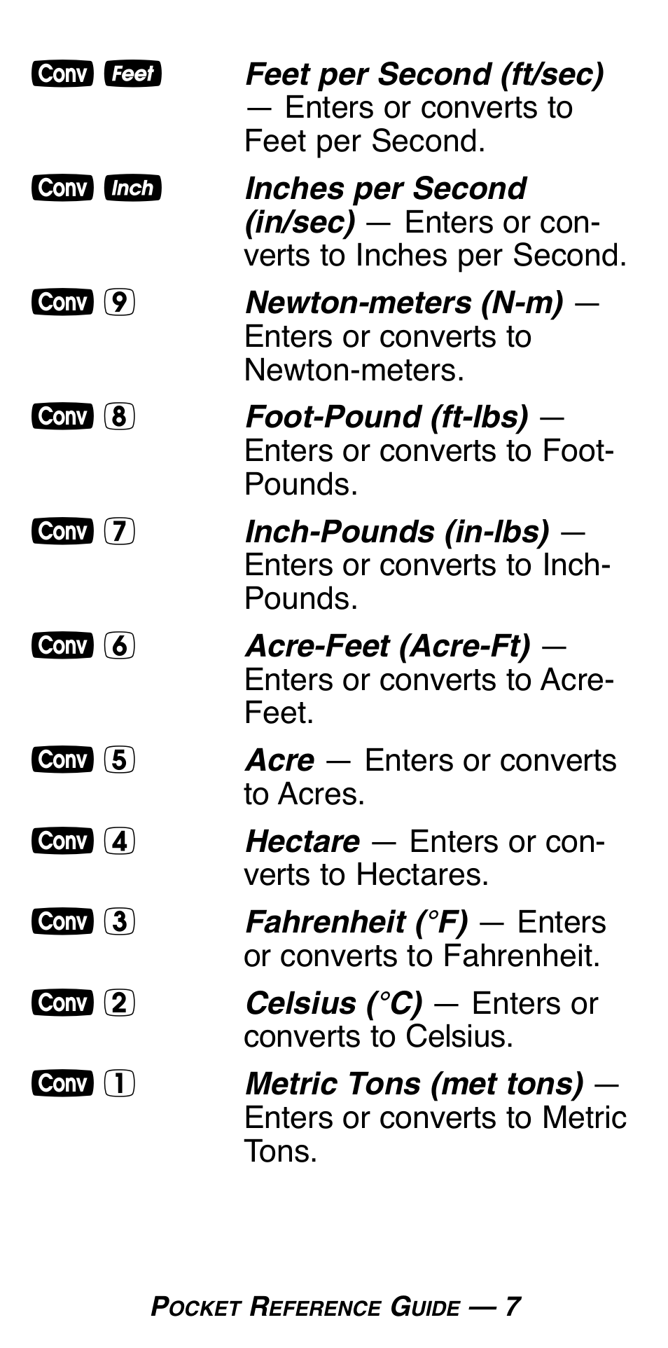 Calculated Industries 8025 User Manual | Page 11 / 47