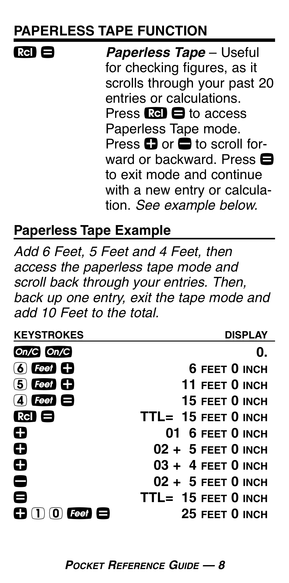 Calculated Industries 8025 User Manual | Page 12 / 47