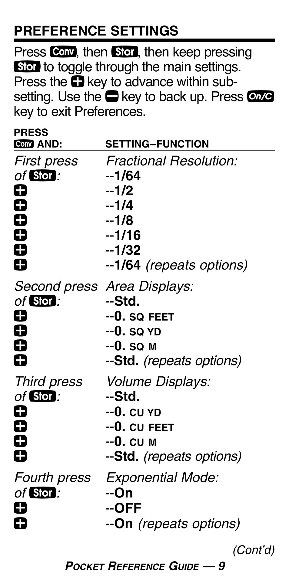 Calculated Industries 8025 User Manual | Page 13 / 47