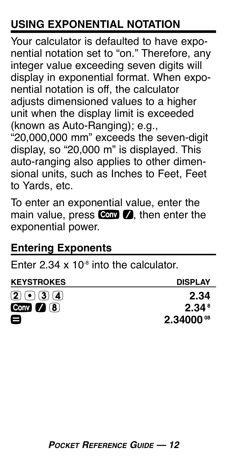 Calculated Industries 8025 User Manual | Page 16 / 47