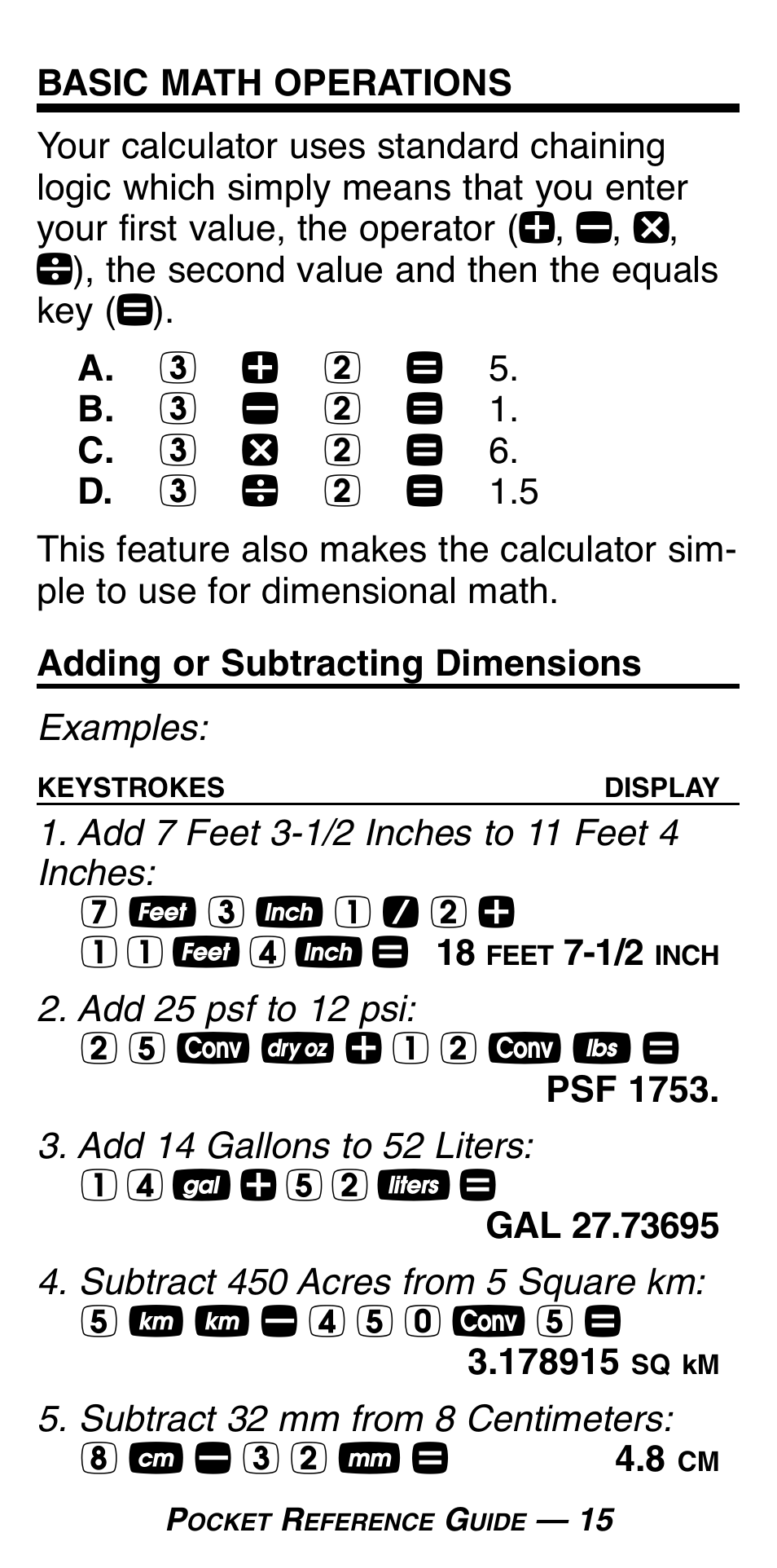 Calculated Industries 8025 User Manual | Page 19 / 47