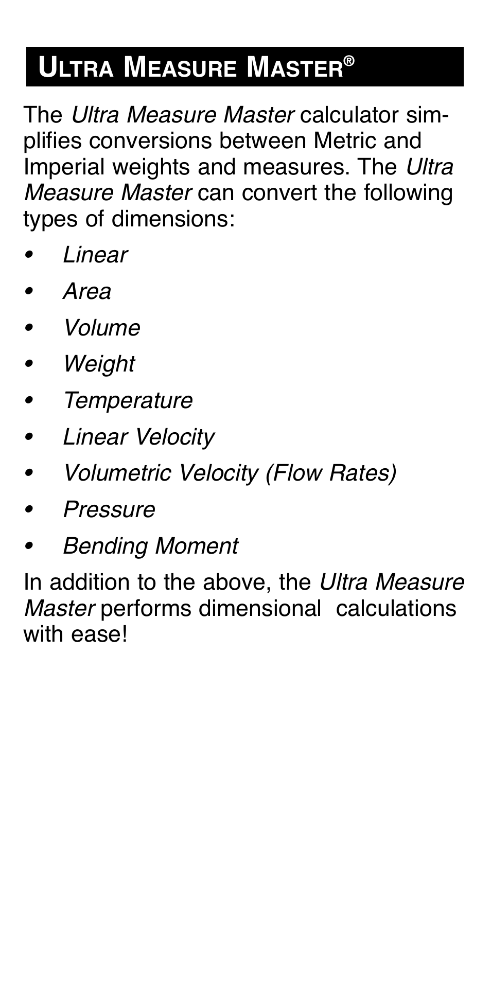 Calculated Industries 8025 User Manual | Page 2 / 47