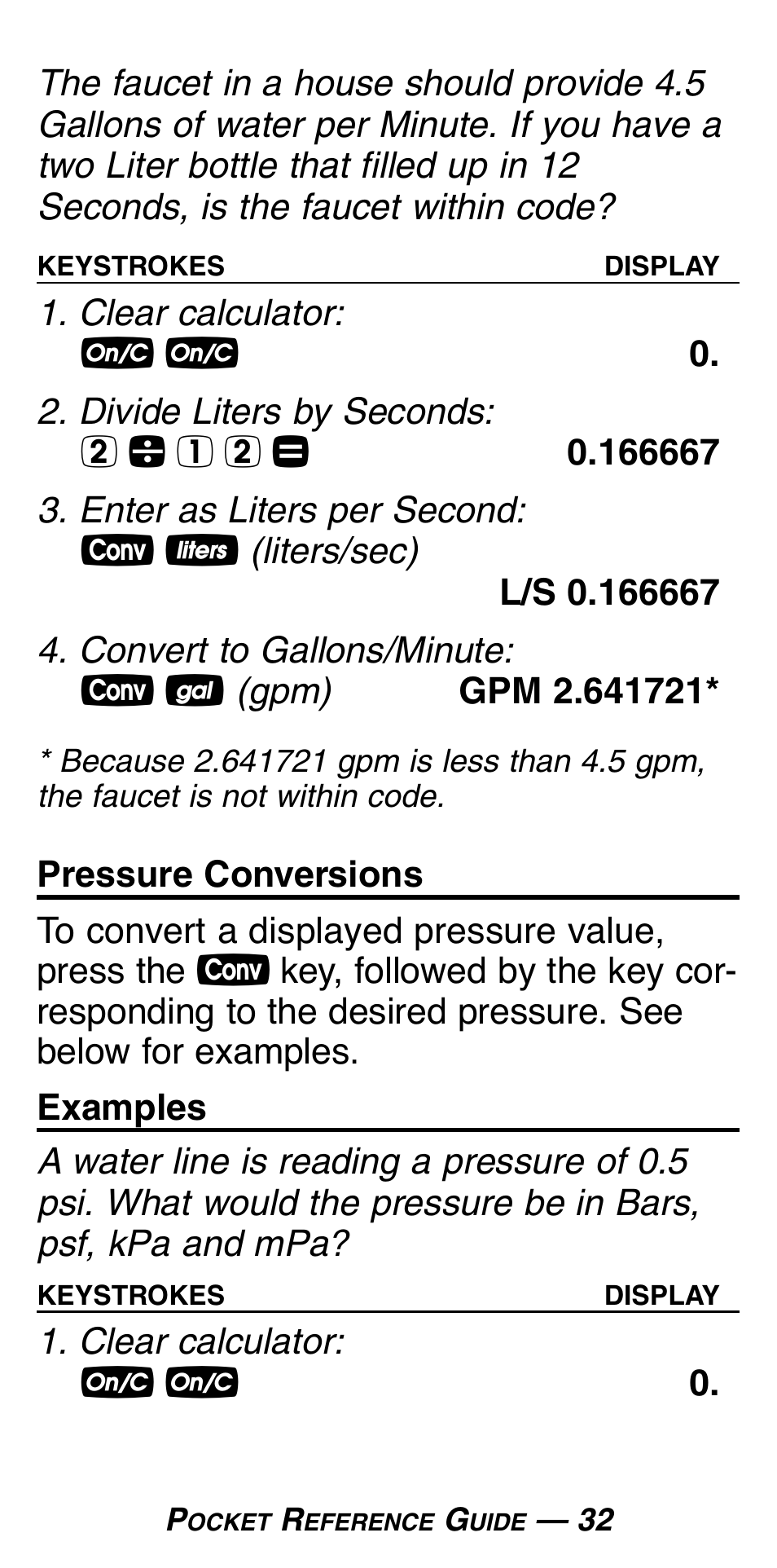 Calculated Industries 8025 User Manual | Page 36 / 47