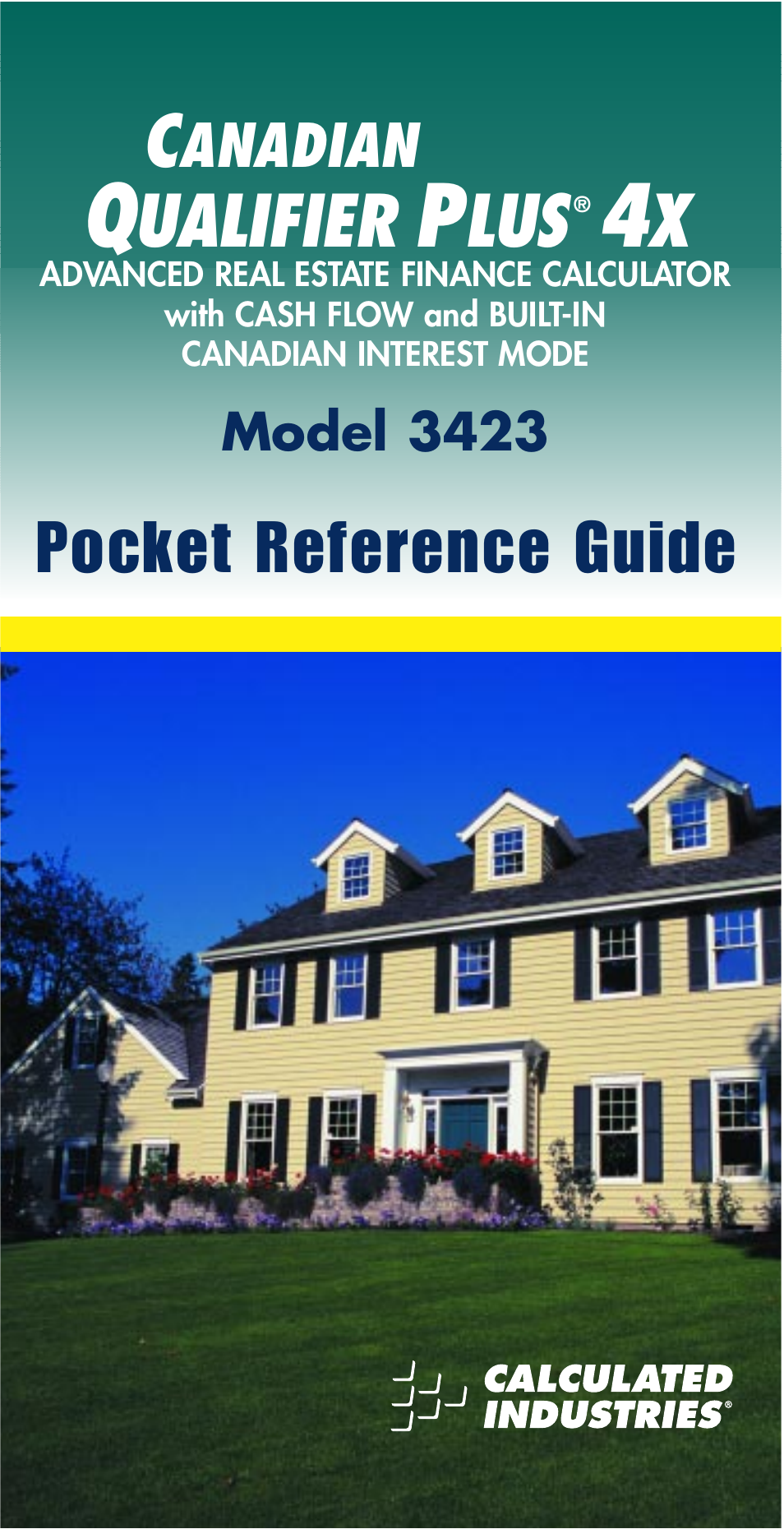 Calculated Industries 3423 User Manual | 42 pages